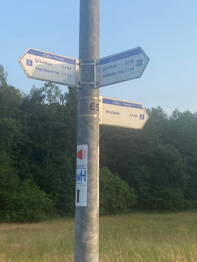 Pension-Ferienwohnung Liesbachtal Direkt Am Waldrand Bayerische Rhoen Schönau an der Brend Εξωτερικό φωτογραφία